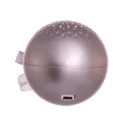 Kurt Adler 70MM Bluetooth Musical Silver Ball Christmas Ornament USB1300 -The Jolly Christmas Shop usb1300 06 85858.1653488134